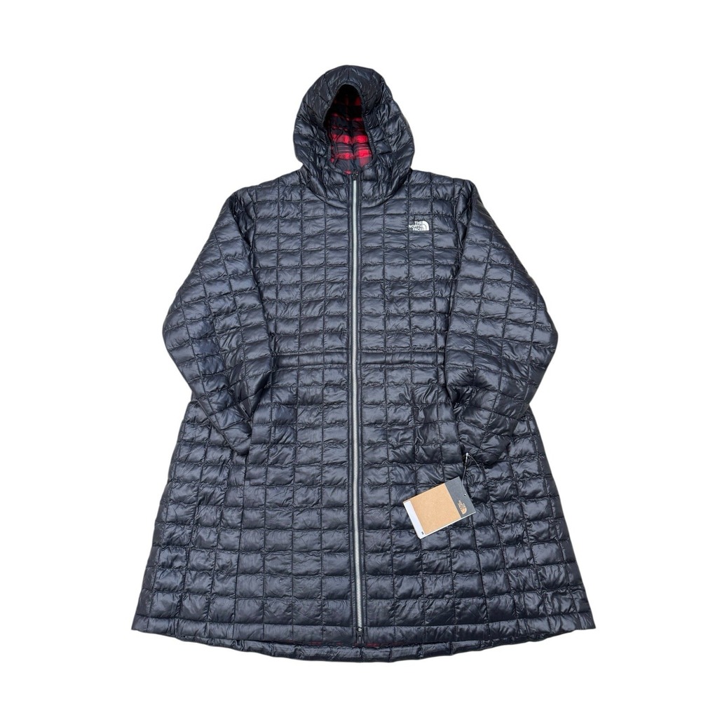 The North Face Thermoball ECO Parka Long Insulated Black Jacket Size 1X